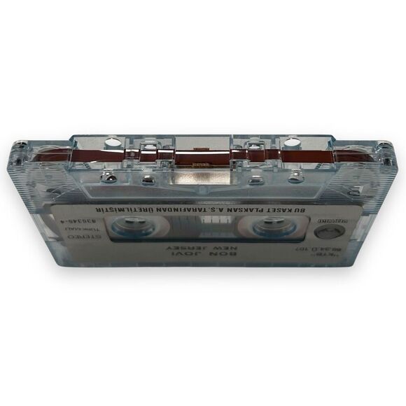 Bon Jovi New Jersey Turkish Release First Edition 1988 Cassette 836345-4 RARE! - Picture 3 of 15